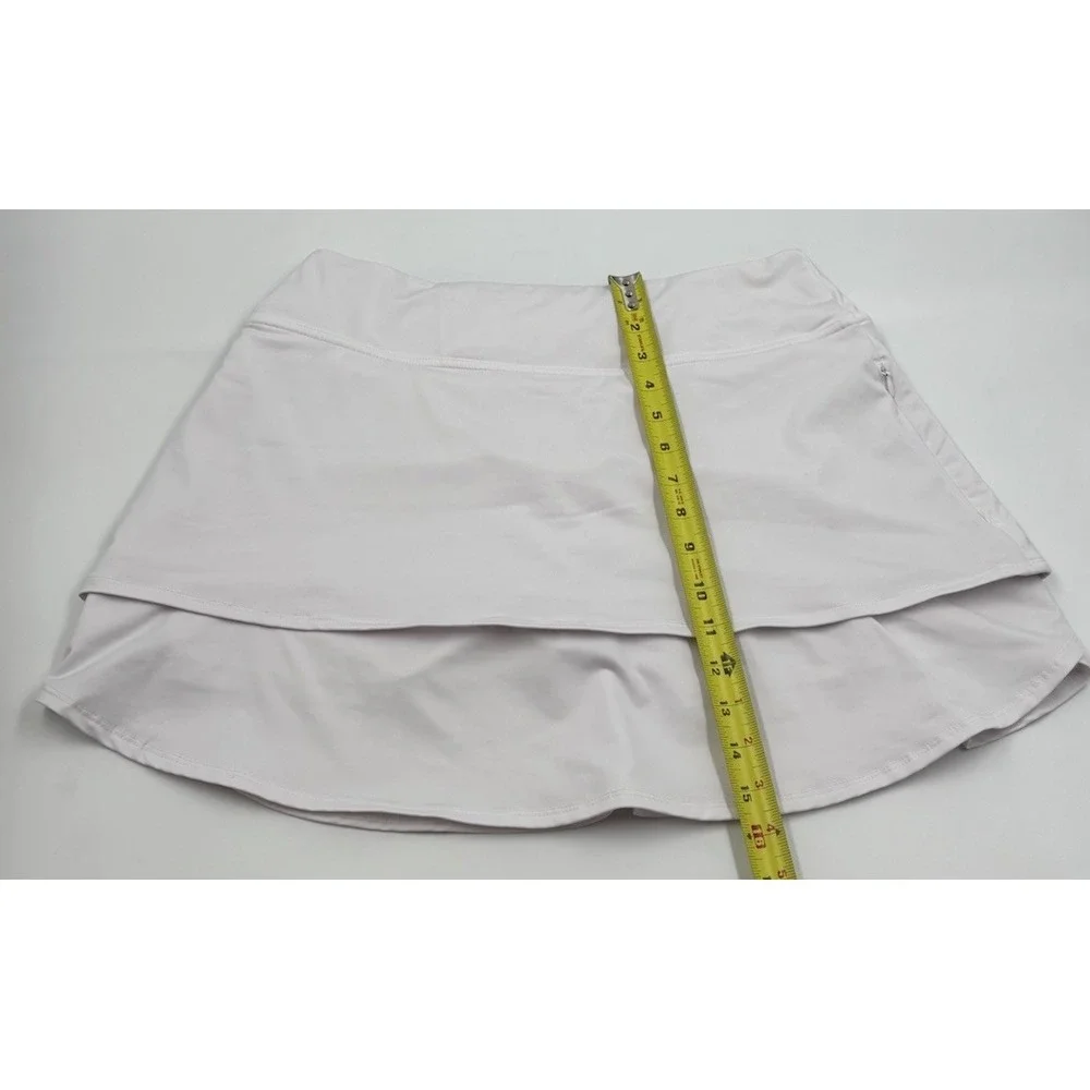 FootJoy Women's M White‎ Solid Polyester Lined Short Skort
